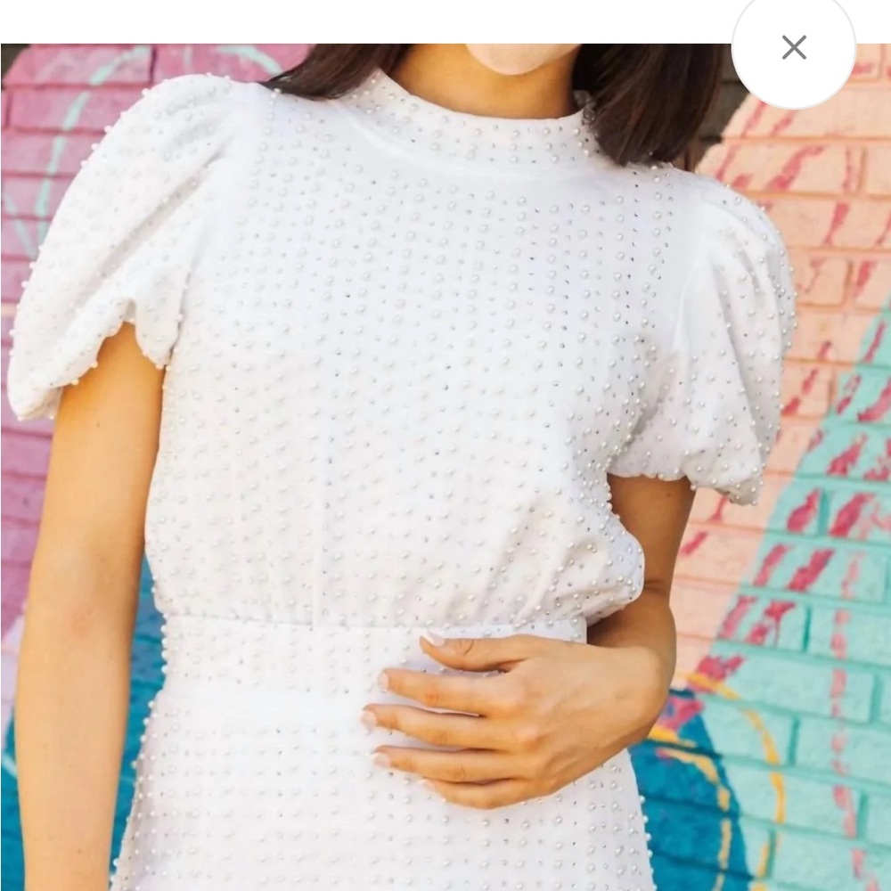 Queen of Sparkle pearl top. Medium. Perfect condition